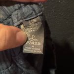 prAna  Women's Grey Blue Striped Cargo Shorts Size Medium Photo 4