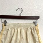 Nike Women’s Shorts Yellow White Tempo Gingham Plaid Lined Dri Fit Size Small Photo 3