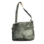 Fossil  Dark Gray Leather Crossbody Bag Photo 3