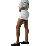 American Eagle AE Stretch Low-Rise Ex-Boyfriend Denim Short NWT White Size 2 Photo 4