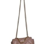 Stylish Quilted Crossbody Bag with Gold Hardware Pink Photo 4