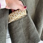 L'Agence  Kenzie Double Breasted Bouclé Tweed Blazer Ivy Green Size 14 NWT‎ Photo 7