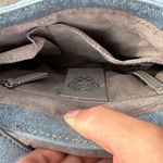 Vince Camuto Blue Quilted Denim Crossbody Bag Silver Hardware Purse Photo 6