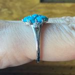 Sleeping Beauty Turquoise Sterling Silver Ring Size 9.75 Blue Photo 2
