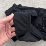 ALBION FIT Albion “the wave” one piece black swimsuit ruffle sleeve off the shoulder Photo 8