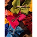 Hair Accessories Lot: Bows, Scrunchies & Velvet Headband with Marble Makeup‎ Bag Photo 7