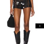 superdown NWT  Black Crochet High Waist Shorts Photo 1