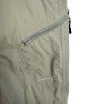 Exofficio 100% Nylon Light Tan Roll Tab Leg Lightweight Hiking Pants Size 10 Photo 2