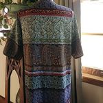 Live 4 Truth  Paisley Print Fringe Kimono Photo 2