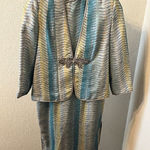 Shrahama fashionable italy style dress suit sz 13 Green Photo 0