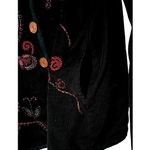 White Stag  M Vintage 90's Boho Corduroy Multi Paisley Floral Embroidered Jacket Photo 6