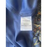 Live and let live  Boho Asymmetric Blue Aztec Dress Cape Yoke Size S Photo 9