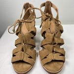 UGG  Suede Leather Lace Up Gladiator Heeled Sandals Size 8.5 Photo 2