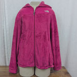 The North Face Ladies'  Osito Magenta Pink Zip Up Jacket Large Photo 4