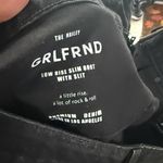 GRLFRND  Black Boot Cut Jeans low rise Slim Boot with Slit The Hailey Coated 28 Photo 5