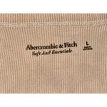 Abercrombie & Fitch  Soft A&F Essentials Tan Ribbed Knit Cropped Tank Top Size M Photo 2