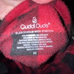 Cuddl Duds  black & red plaid fleece wear with stretch medium Photo 2