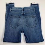 AYR  The Riser Skinny High Rise Ankle Jeans Raw Hem Neon Jupiter Wash Size 27 Photo 11