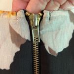 Gianni Bini GB Black Floral V-Neck Lace Up Bell Sleeve Romper Size Small Photo 6