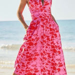 Boston Proper  Cabana Floral Halter Dress | NWT 18 Photo 0