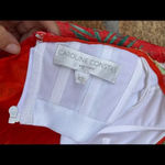 Caroline Constas Embroidered Bustier Dress xs Orange Photo 8