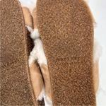 Jenni Kayne  Genuine Shearling Natural Crossover Open Toe Slide Sandal NEW 37 Photo 4