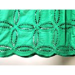 Ottod'Ame Green Eyelet Palazzo Pants Wide Leg Cutout Detail w/ Bloomers Size 8 Photo 5