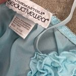 American Vintage Vintage y2k blue babydoll ruffle frilled chiffon coquette slip Photo 3