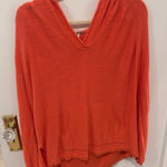 Free People  Orange Hoodie Photo 0