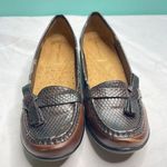 Hush Puppies Josh puppies size 7 brown Stylish Snakeskin Loafers - Versatile Comfort Photo 0