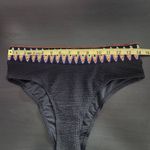 Black Boho Bikini with High Waist Cheeky Bottoms NWOT Size Medium Photo 6
