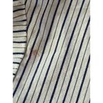 VETTA Women's Blue White‎ Stripe V Photo 2