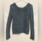 Free People Marled Blue Sahara Star Crew Neck Long Sleeve Sweater Size XS Photo 5