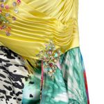 Vintage Kiss Kiss Formal Strapless Beaded Dress Size 4 Dopamine Dressing Y2K Photo 10