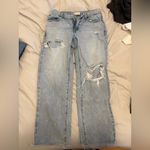 PacSun  Light Blue Distressed straight Jeans Photo 1