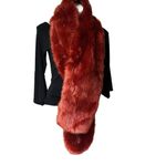 Banana Republic Faux Fur Pull Through Scarf, 11” x 72” Photo 1
