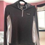 PINK - Victoria's Secret Gray Ultimate Half Zip Photo 1