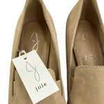 Joie  Wevenly Suede Slip On Loafer Style Shoe 7.5 Pump Heel Block Heel Neutral Photo 1