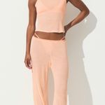 SKIMS  Pink Lace Trim Pajama Sleepwear Set — NWT Photo 2