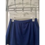 st. john's bay  Women's Swim Skirt with Attached Brief Insert Size 16 Blue Photo 7