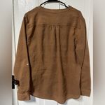 Carve Designs  Dylan Textured tunic Long Sleeve Rum Brown Size XL Photo 3