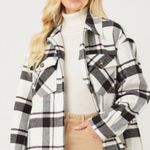 Love Tree Buffalo Plaid Shacket Photo 0