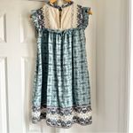 Sea New York Teal Blue Printed Dress Size 2 Photo 1