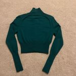 Urban Outfitters Green Zip Up Women's Sweater Photo 1