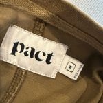 Pact Sleeveless One Pocket Midi T-Shirt Dress in Olive Green size Medium Photo 6