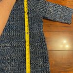 Manoush Blue White Black Crochet Knit Short Sleeve Sweater Size Small Photo 10