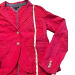 Tommy Hilfiger  Red Denim Blazer Photo 7