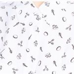 Equipment  Femme Slim Signature sleeveless silk instrument print button down Photo 4