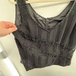 JKara Black Beaded Tank Top 1X Sleeveless Formal Evening Cocktail Plus Size Photo 2