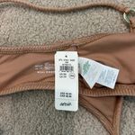 Aerie NWT  Beach Babe Shine Rib Voop Bikini Top Beach Dune Swim Beach Size XS Photo 4